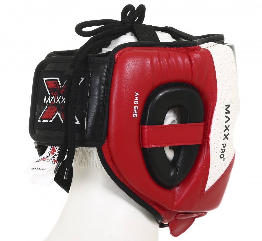 Шолом боксерський MaxxPro р. XL AHG-626 Red vynil XL червоний