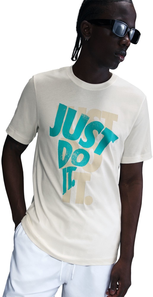 Футболка Nike M NSW TEE 12MO JDI SP25 HJ0554-133 р.2XL бежевый
