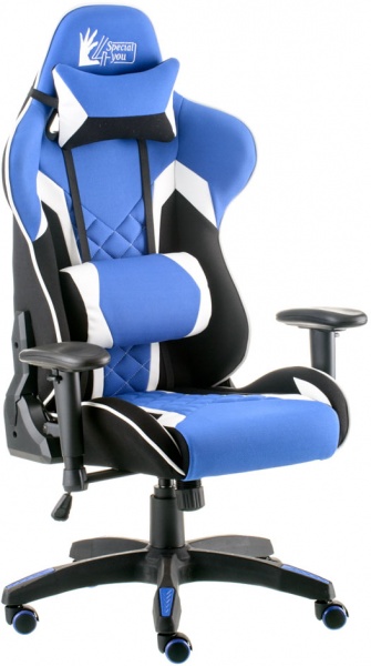 Крісло Special4You ExtremeRace 3 E5647 чорно-синій 