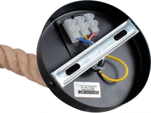 Підвіс Светкомплект Loft AP02Z канат 1x40 Вт E27 льон 