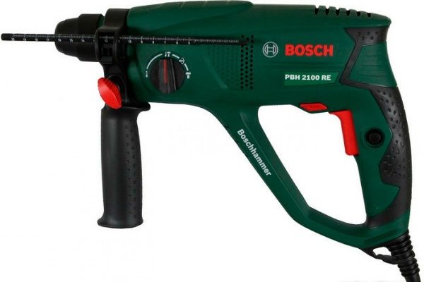 Перфоратор Bosch PBH 2100 RE + набір бурів Promoline-SDS-PIus 06033A9303