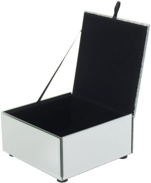 Сундучок Луч 13х6х13 см серебристый