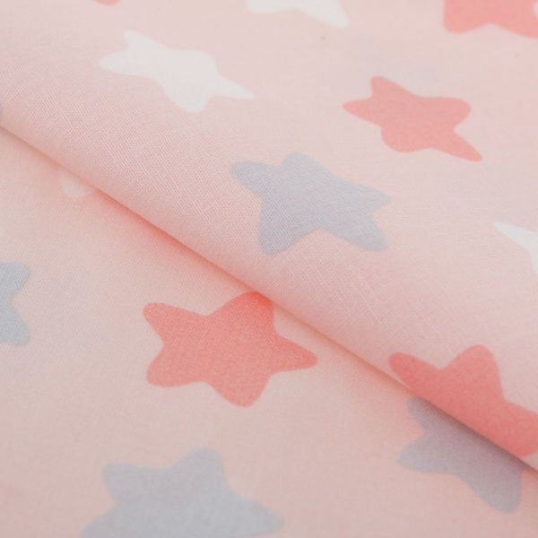 Пелюшка Украина надрукована Зірки 80х95 см рожевий із принтом 