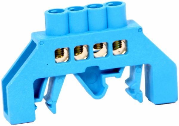 Шина нулевая на DIN-рейку универсальная  E.next (e.bsi.pro.2.4) в изолированном корпусе p0650010