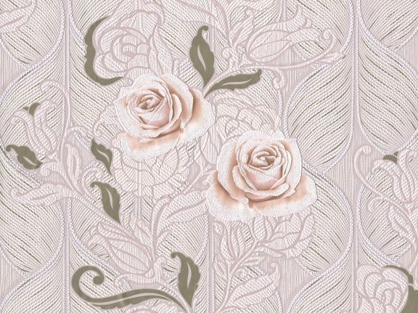 Шпалери піноакрилові Слов'янські шпалери GARANT Лакшері 7153-01 0,53x10,05 м 