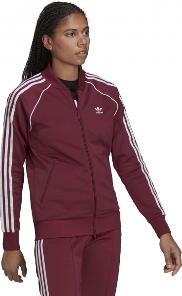 Джемпер Adidas SST TRACKTOP PB H34594 р. 38 бордовий