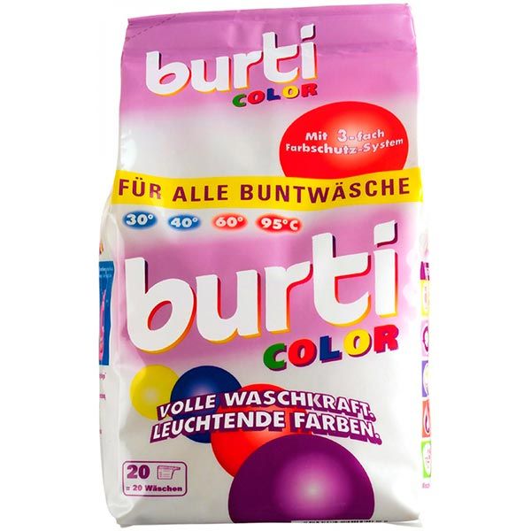 Пральний порошок для машинного та ручного прання Burti Color 1 1,5 кг