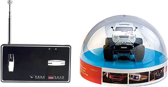 Автомобиль на р/у Great Wall Toys Джип микро коричневый 1:58 GWT2207-2