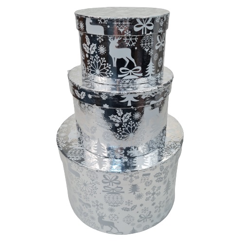 Коробка подарункова Тубус новорічний Ялинка 14х9 см 5002-1