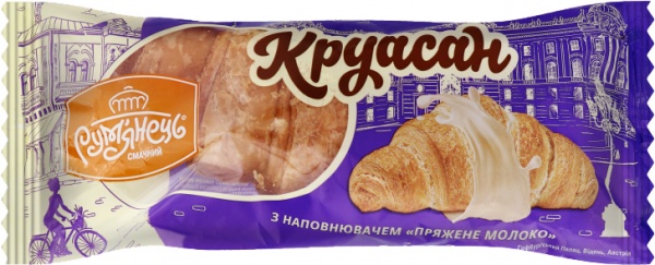 Круасан Хлібодар з наповнювачем Пряжене молоко (4820062053136) 85 г 