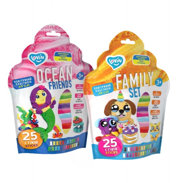 Пластилин воздушный для лепки Lovin 70159