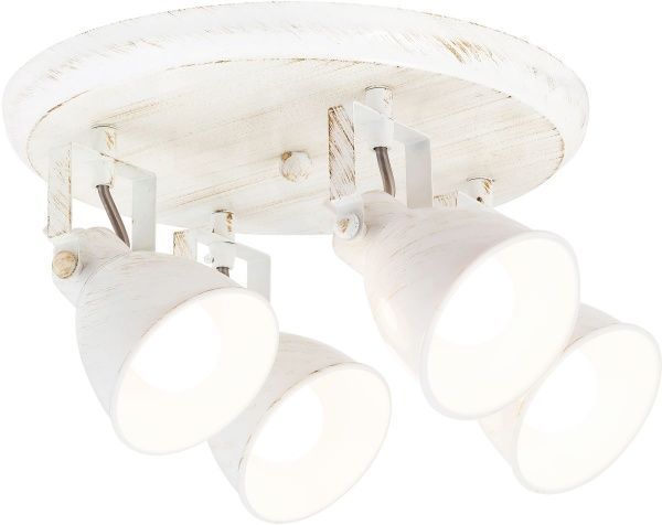Спот Rabalux Vivienne 5969 4x40 Вт E14 античний білий 