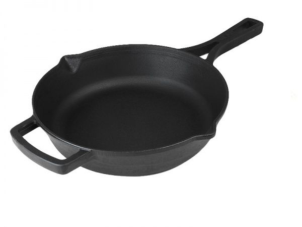 Сковорода чугунная с литой ручкой 240х60 мм Monolith Brizoll