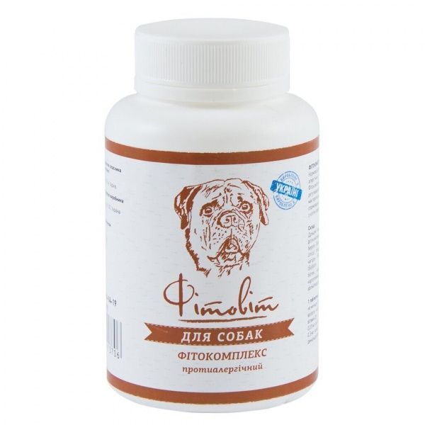 Добавка витаминная ProVET Фитовит фитокомплекс противоаллергический для собак 100 табл.