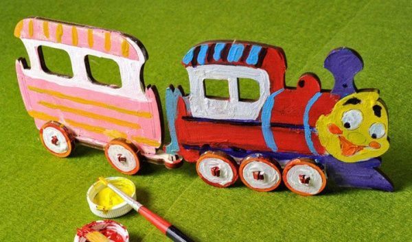 Раскраска UGEARS Локомотив