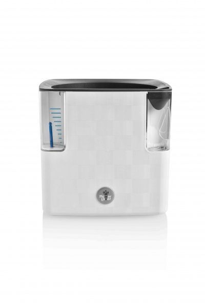 Вазон пластиковый Plastkon Cobble 14x14x14 см прямоугольный 2,2л белый 