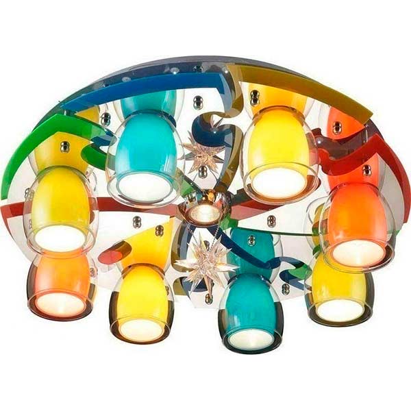Люстра Altalusse INL-9326C-09 многоцветная