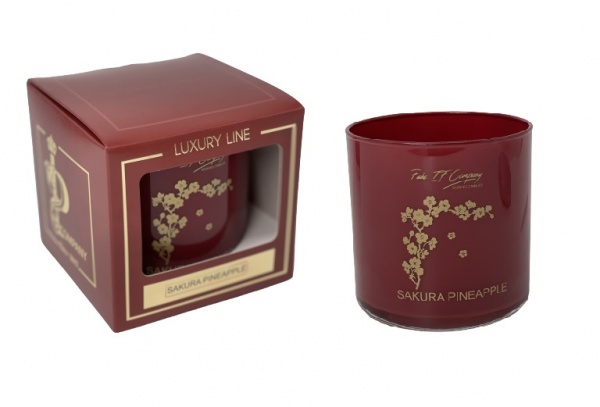 Свеча ароматическая Pako-If Luxury Line (М) Сакура-ананас 420 г 