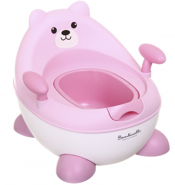 Горшок Bambinelli Медвежонок розоы