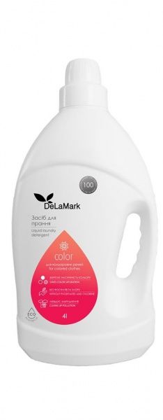 Засіб для машинного та ручного прання DeLaMark Color 4 л