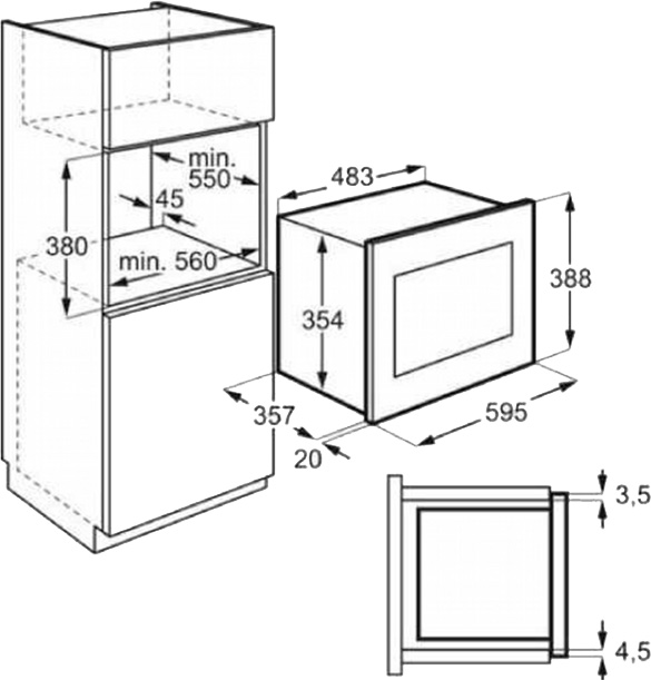 Встраиваемая микроволновая печь Electrolux LMS4253TMK