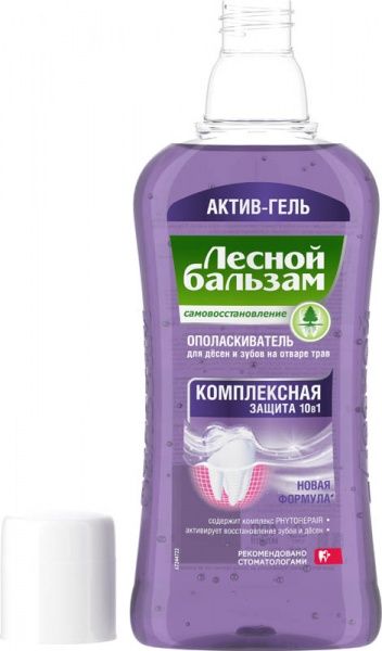 Ополаскиватель для полости рта Лесной бальзам Комплексная защита 10 в 1 400 мл