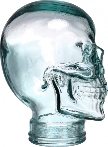 Статуэтка Череп Cabeza Calavera голубая San Miguel