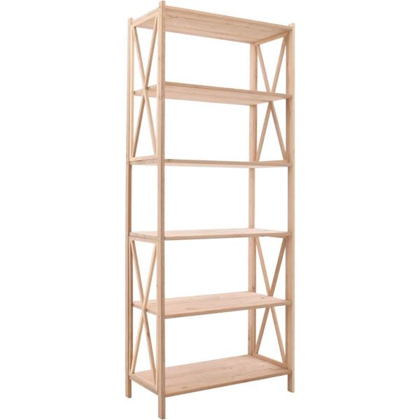 Стеллаж Прованс 80х40х197 см ольха