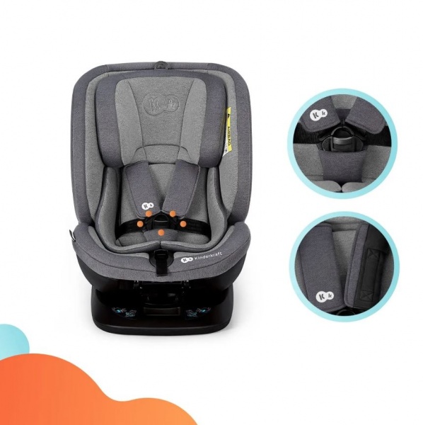 Автокресло Kinderkraft Xpedition Grey серый