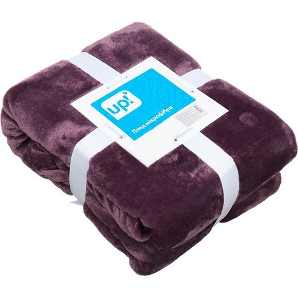 Плед микрофибра Underprice сливовый 160x200 см