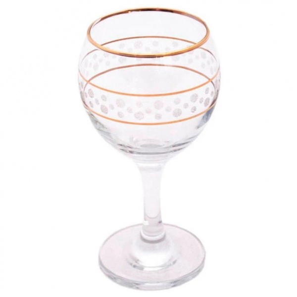 Бокал для вина Fancy золото 240 мл 1 шт. LAV 