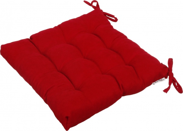 Подушка на стул Bona красный 40х40 см La Nuit