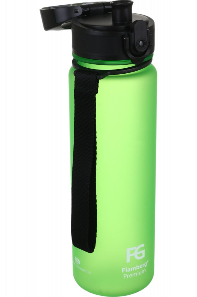 Пляшка для води Flamberg Premium Frosted 500 мл салатовий