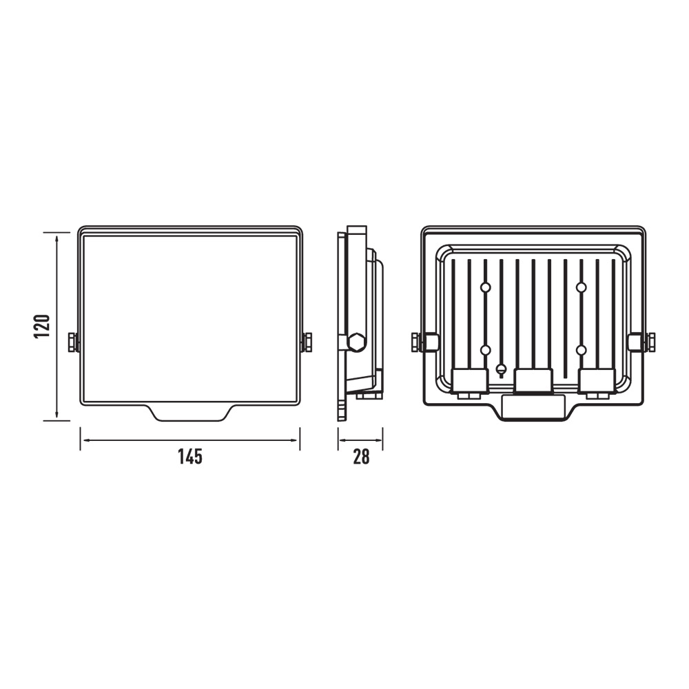 Прожектор светодиодный Maxus 30 Вт IP65 белый 1-MFL-03-3050