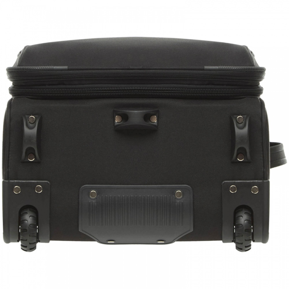 Чемодан Bagland Леон М 51 л черный