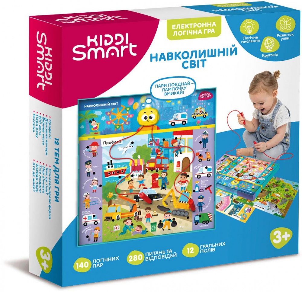 Гра Kiddi Smart електронна Вікторина Навколишній світ S2 157-A-0022-UA