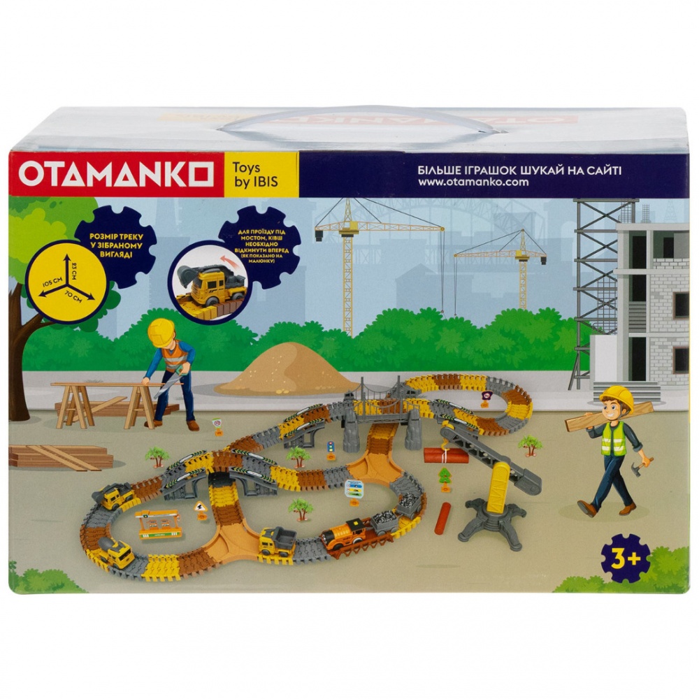 Игровой набор OTAMANKO Автотрек «Удивительные приключения: Строительная площадка» 532.02.63