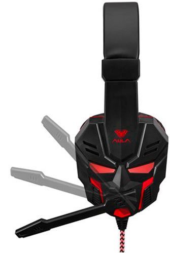 Навушники Aula Prime Basic Gaming Headset black/red 