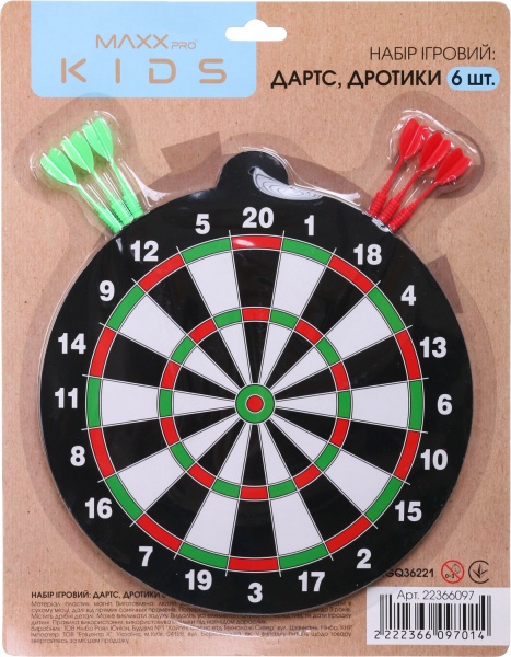 Игровой набор MaxxPro kids дартс TGQ36221