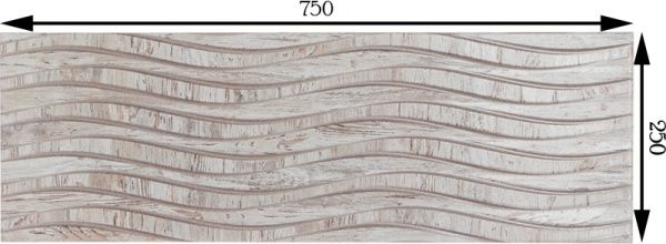 Плитка Emigres Нарбона Базілеа XL вінтаж 25x75 