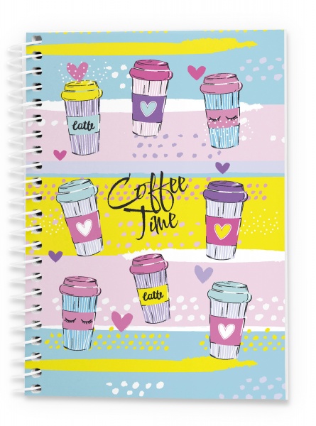Блокнот Coffee time В6 96 лист. 1В2231 Аркуш