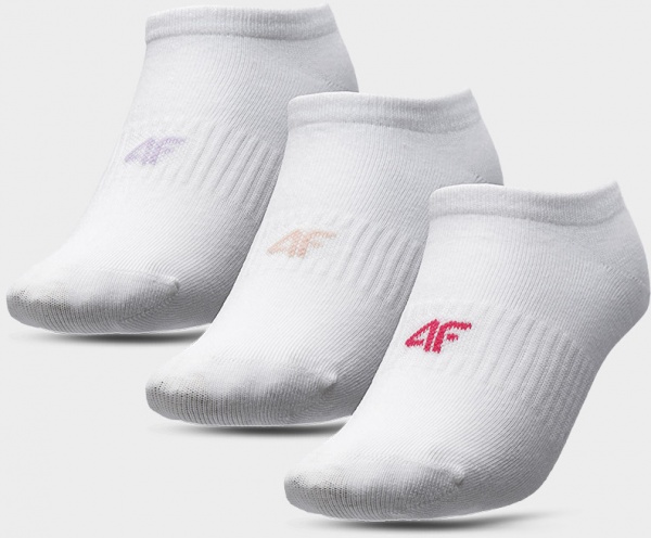 Шкарпетки 4F SOCKS CAS F097 (3PACK) 4FJSS23USOCF097-90S р.32-35 білий