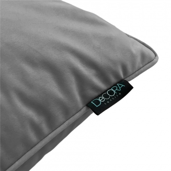 Подушка декоративная VELOUR 60x80 см стальной Decora textile 