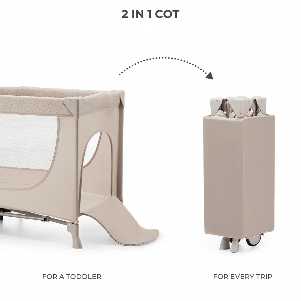 Манеж-кровать Kinderkraft Joy 2 Beige KLJOY02BEG00000