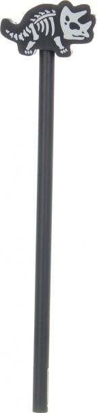 Олівець чорнографітний з гумкою Динозаври в асортименті