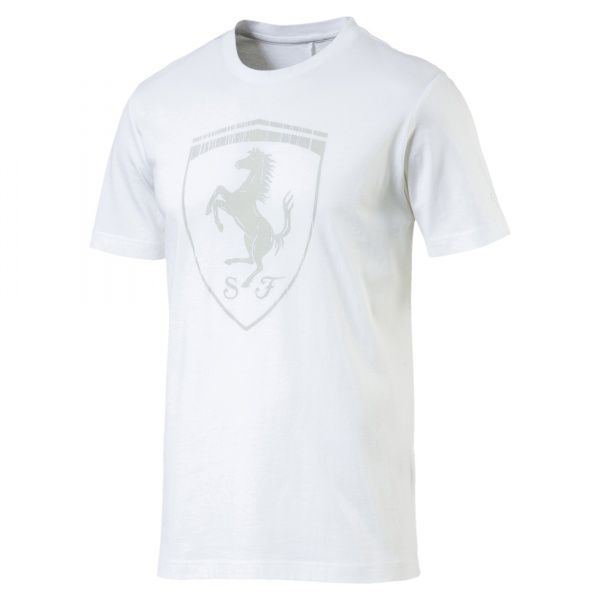 Футболка Puma Ferrari Big Shield Tee 57524104 L білий