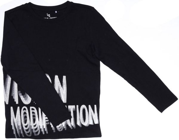 Футболка для хлопчиків LINCOLN&SHARKS 2H3902 р.140 чорний 