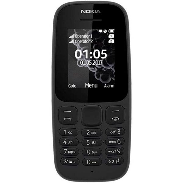 Телефон мобильний Nokia 105 DS New black