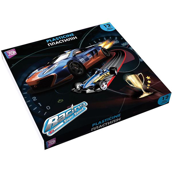 Пластилін Super Speed, 12 кольорів CF60207 Cool For School