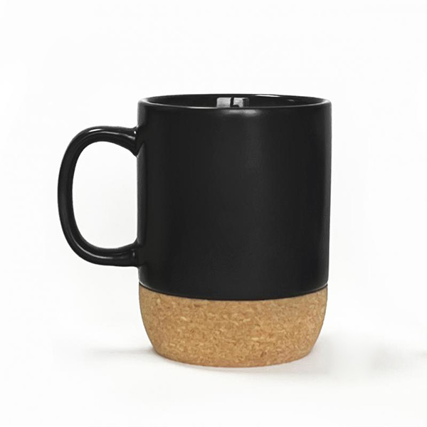 Чашка керамическая с подставкой 320 мл KP-14 BLACK MVM